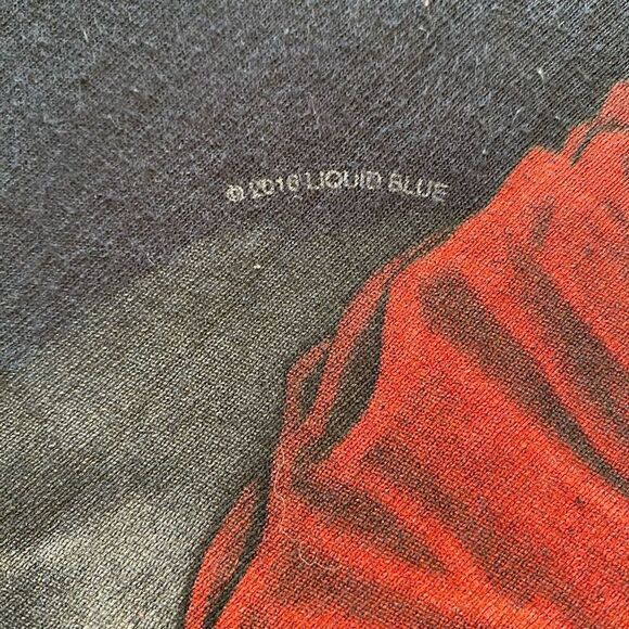 Liquid Blue Men's 2016 IT Movie The Clown Fantasy Scary Clown T-shirt Black XL - Picture 6 of 9